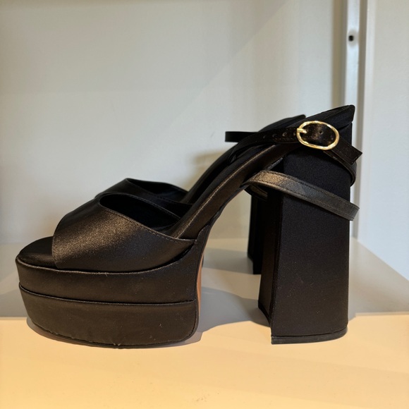 ASOS Satin Platform Heels - Size 8 - New - Picture 4 of 4
